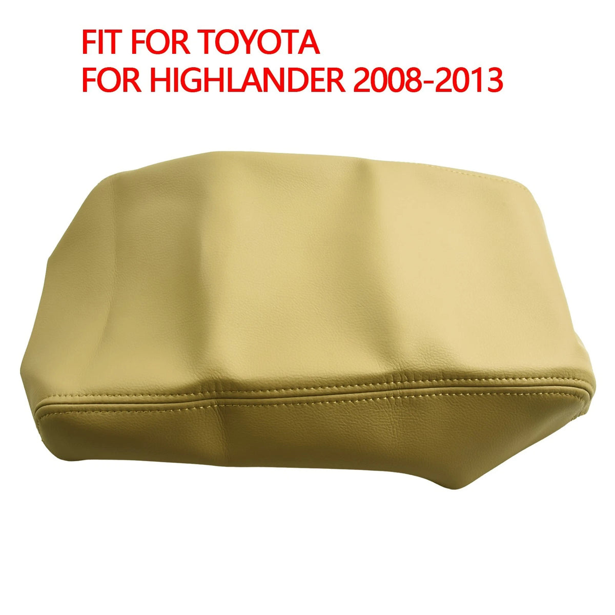 Armrest Center Console Lid Cover for Toyota Highlander (2008–2013)