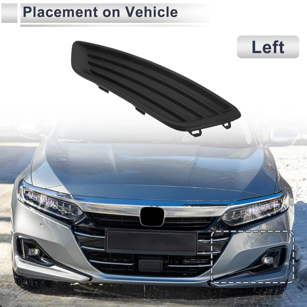 1 Pc Fog Light Grill for Ford Focus (2015–2018) No.F1EB19953AA