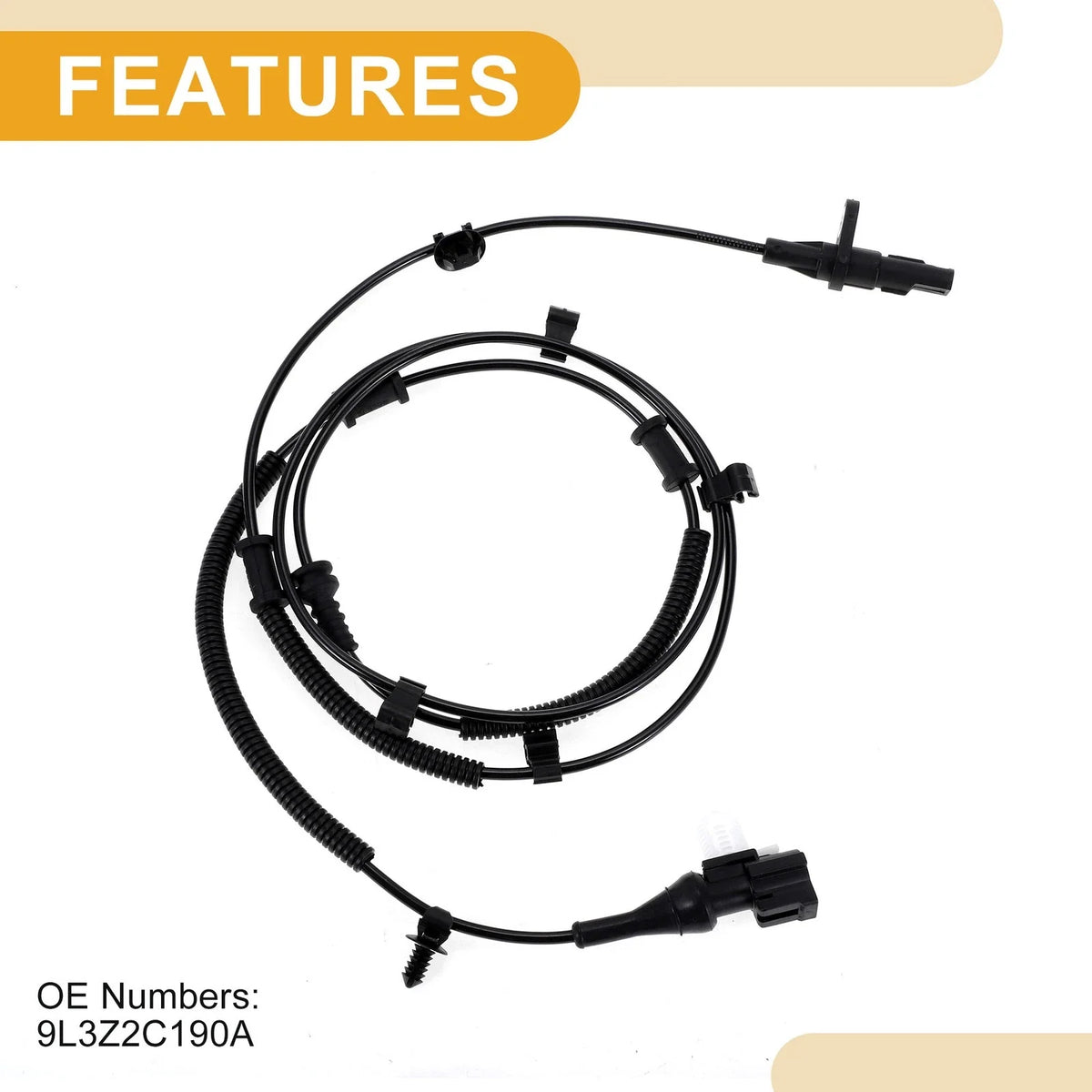 ABS Wheel Speed Sensor No. 9L3Z2C190A for Ford F-150 (2004–2020) Rear Right