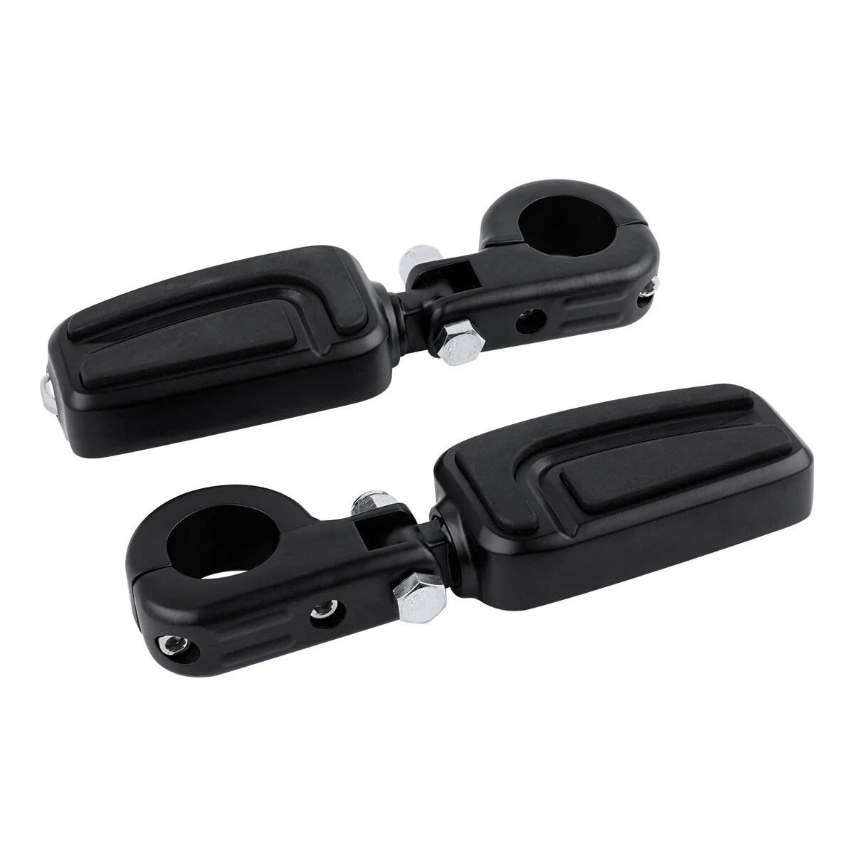 1 1/4" Highway Bar Foot Pegs Clamps for Harley Touring Dyna Softail
