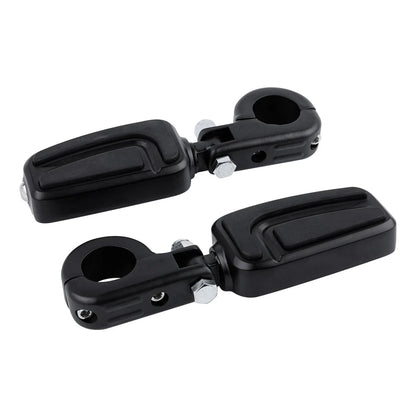 1 1/4" Highway Bar Foot Pegs Clamps for Harley Touring Dyna Softail