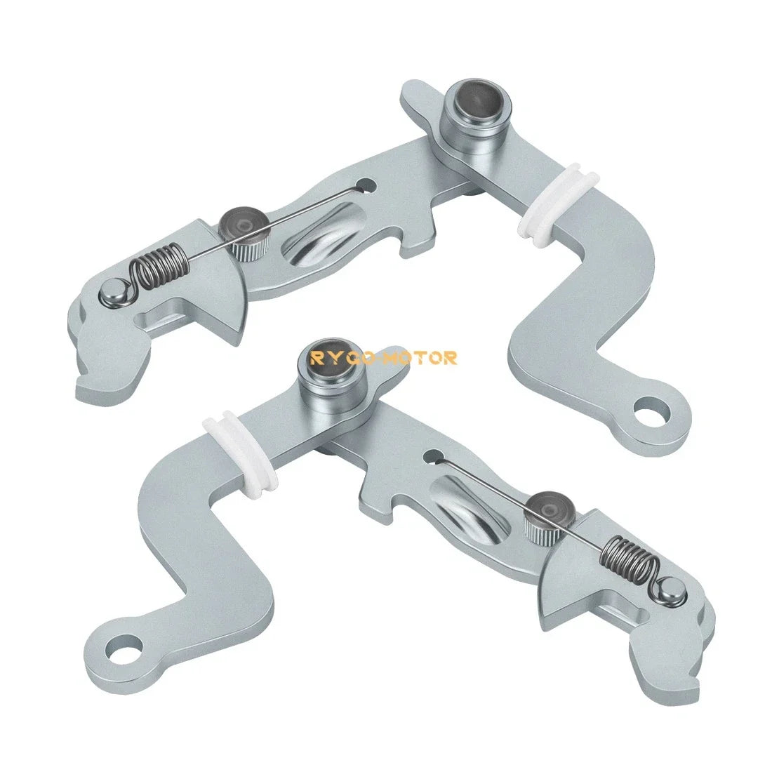 Set of 2 Brake Lever Brackets for Kawasaki Mule 2510 3000 3010 3020 4000 4010