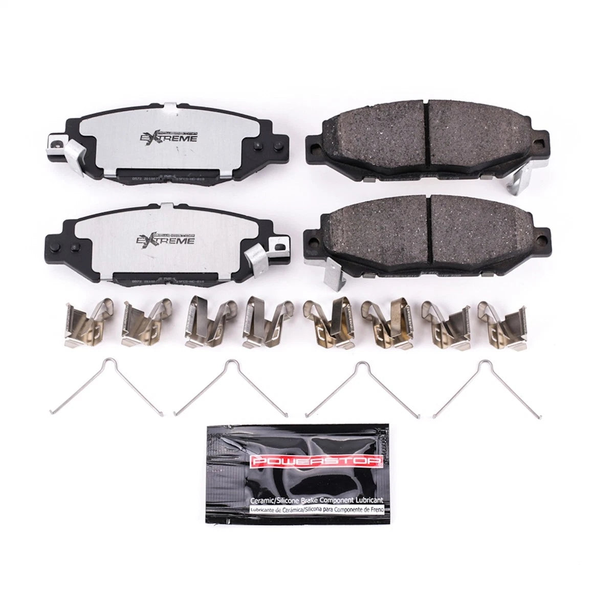 2X Z26-572 Powerstop Brake Pad Set Rear for Toyota Supra Lexus SC300 (1992–1998)