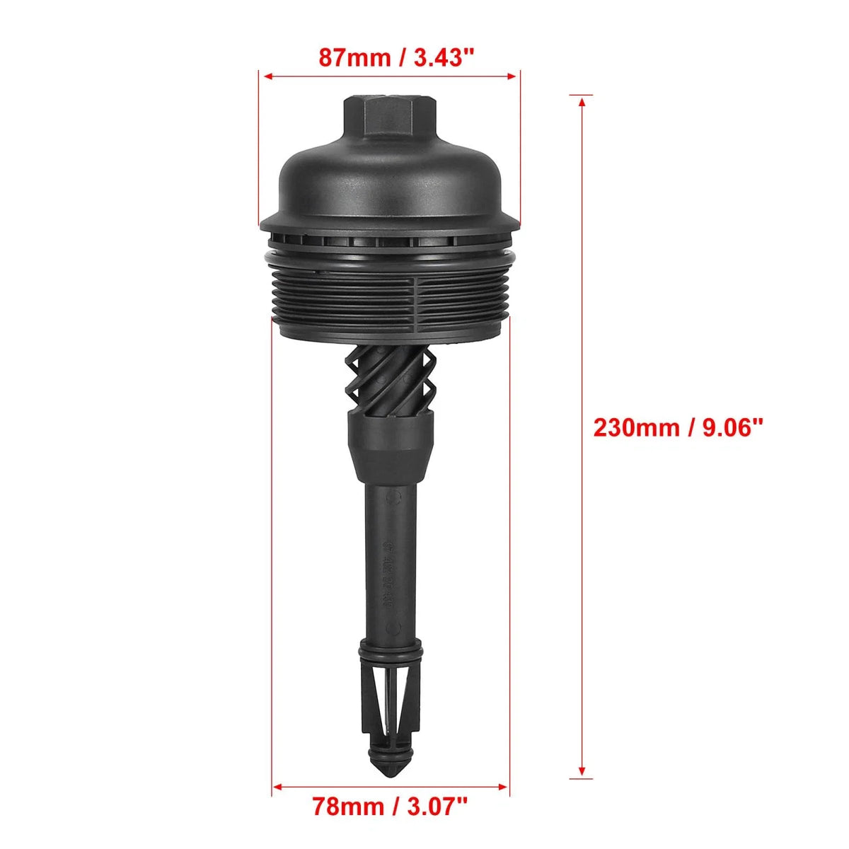 Oil Filter Cap Assembly for Mercedes-Benz B250 C300 E300 (2012–2019) A2701800438