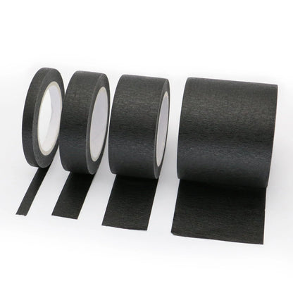 Black Painters Tape Masking 0.24/0.6/1/2 Inch Wide x 11 Yards