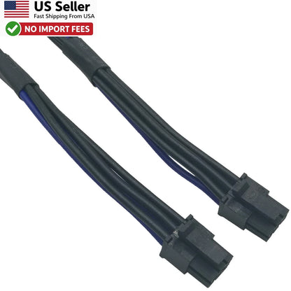 Dual Mini 6 Pin to 8 Pin PCIe Power Cable for Mac Pro