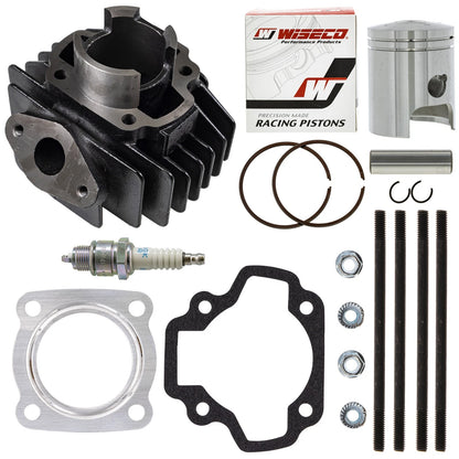 Wiseco Piston Gasket Top End Kit for Yamaha PW50 (MK1012021, 18U-11636-00-00, 517-11181-01-00)