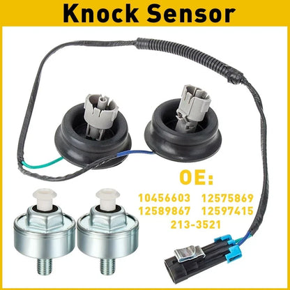 Knock Sensors Wiring Harness for Chevy Silverado (C5 C6) (10456603 12601822)