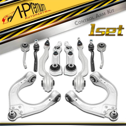 10x Front Control Arm Ball Joint & Tie Rod for Mercedes-Benz E-Class (2007–2010)