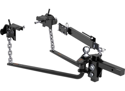 Curt 17063 Round Bar Weight Distribution Hitch Complete Kit for