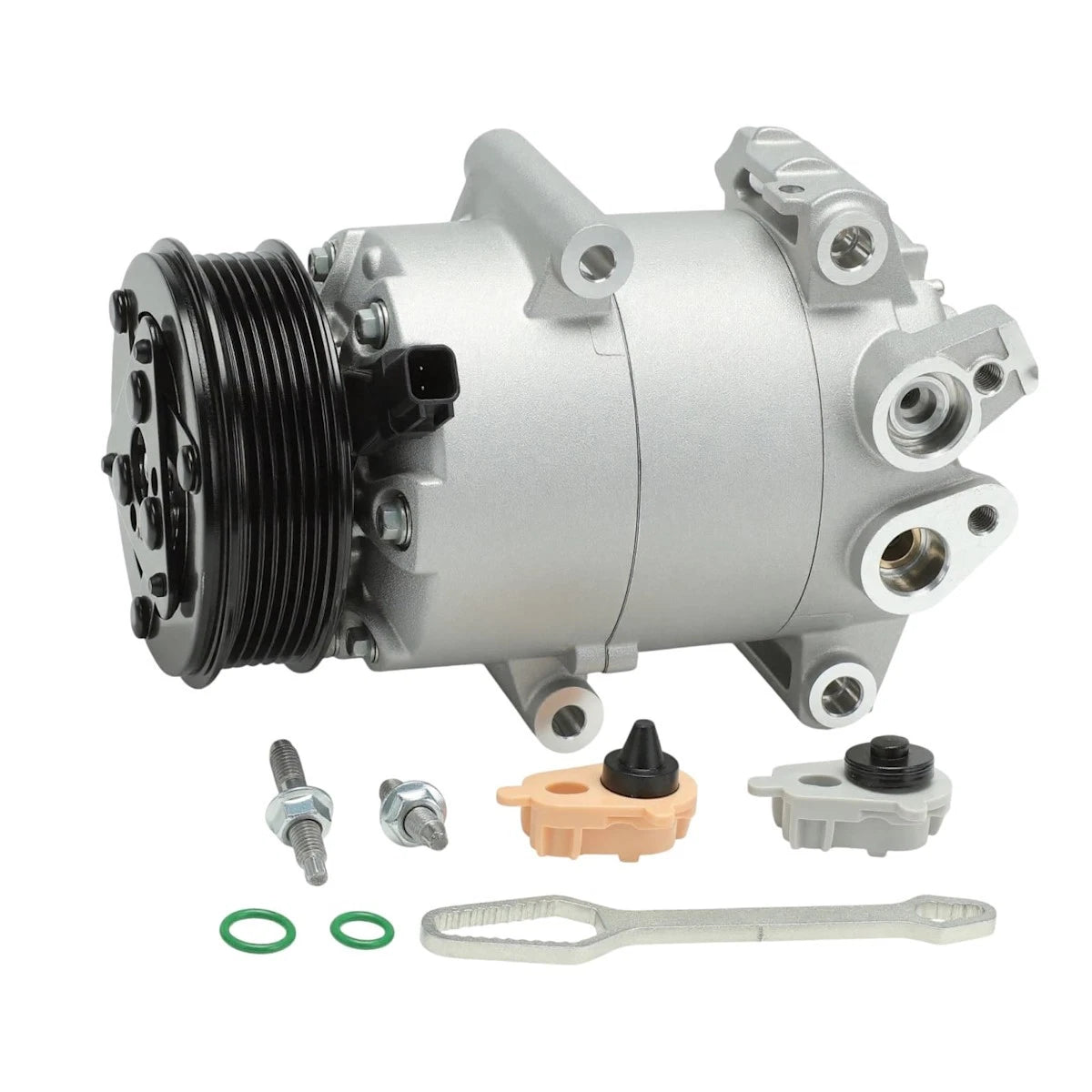 A/C Compressor with Clutch for Ford Fiesta (2014–2019) 18016351, 178398, AV1Z19703B