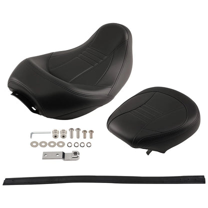 Leather Seat for Harley Touring (2009–2024) Black Tapered Nose