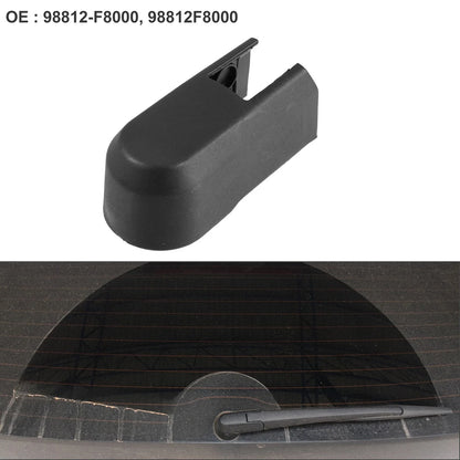 Rear Windshield Wiper Arm Cover Cap for Hyundai Venue (2020–2021) Black