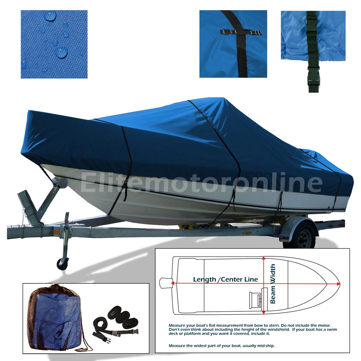 Boat Cover for Sea Ray 250 Express Cruiser (Cuddy Cabin, Trailerable)