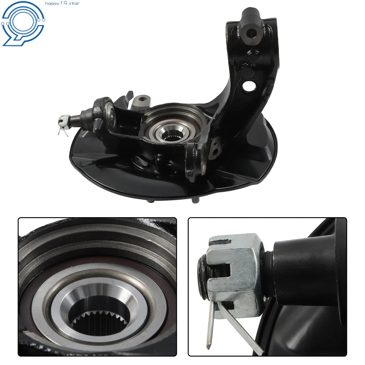Front Right Steering Knuckle & Wheel Hub Bearing Assembly for Honda Accord (2013–2017)
