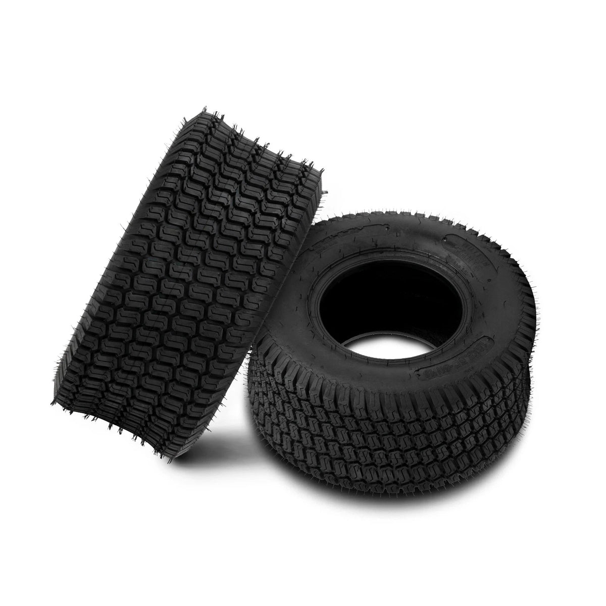 2X 18x8.50-8 Turf Tires for Lawn Mower Tractor (4 Ply Tubeless)