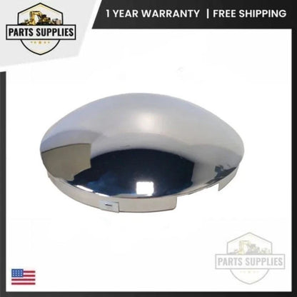 8-23/32" Chrome Steel Dome Front Hub Cap for Semi Truck 