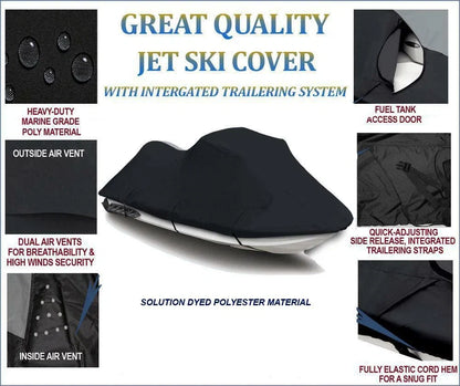 Trailerable Cover for Sea Doo JetSki GTR 230 215 (2012–2019)