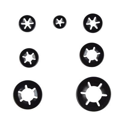 Set of 12 Flat Head Uncapped Bolt Screw Nut Washer Assortment for M3 M4 M5 M6 M8 M10 M12