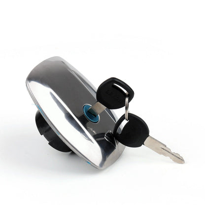 Set of 2 Ignition Switch Lock & Fuel Gas Cap Key for Suzuki GS125 (1982–2000) LockSet-S10