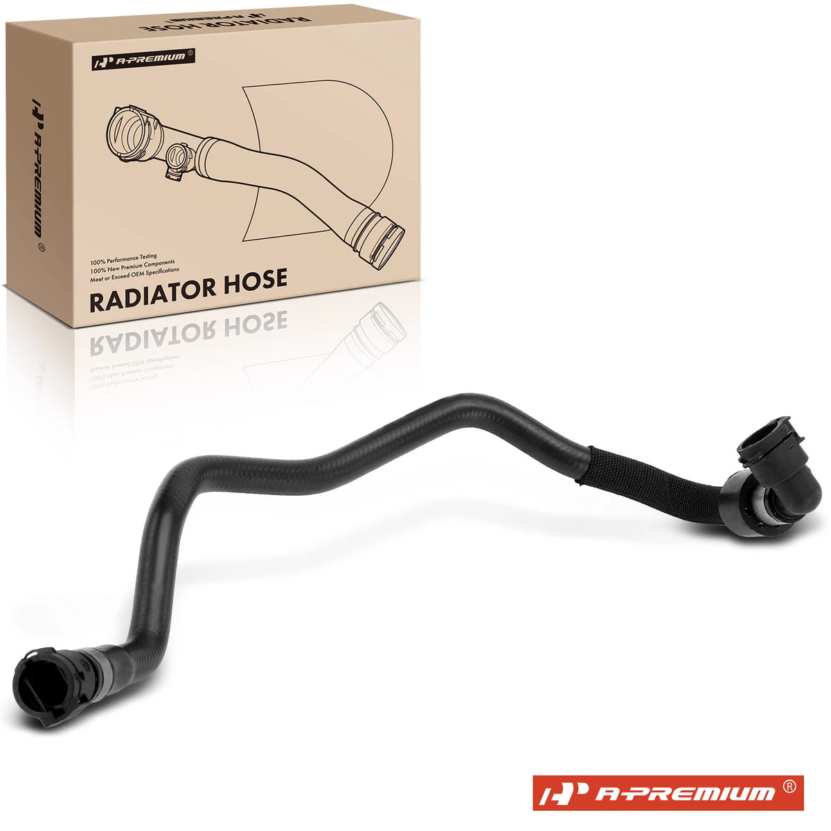 Upper Radiator Coolant Hose for BMW 740i 740Li (2011–2012) 17127580960