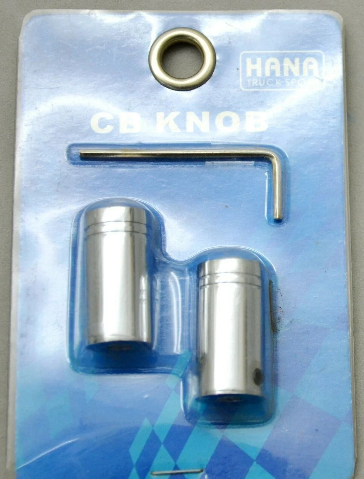Set of 2 CB Radio Knobs for Cobra (HTS#5565A) Amber Jewel Chrome