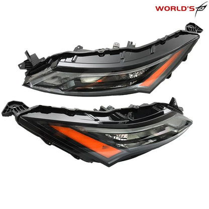 Set of 2 LED DRL Headlights for Nissan Rogue (2021–2023) Black