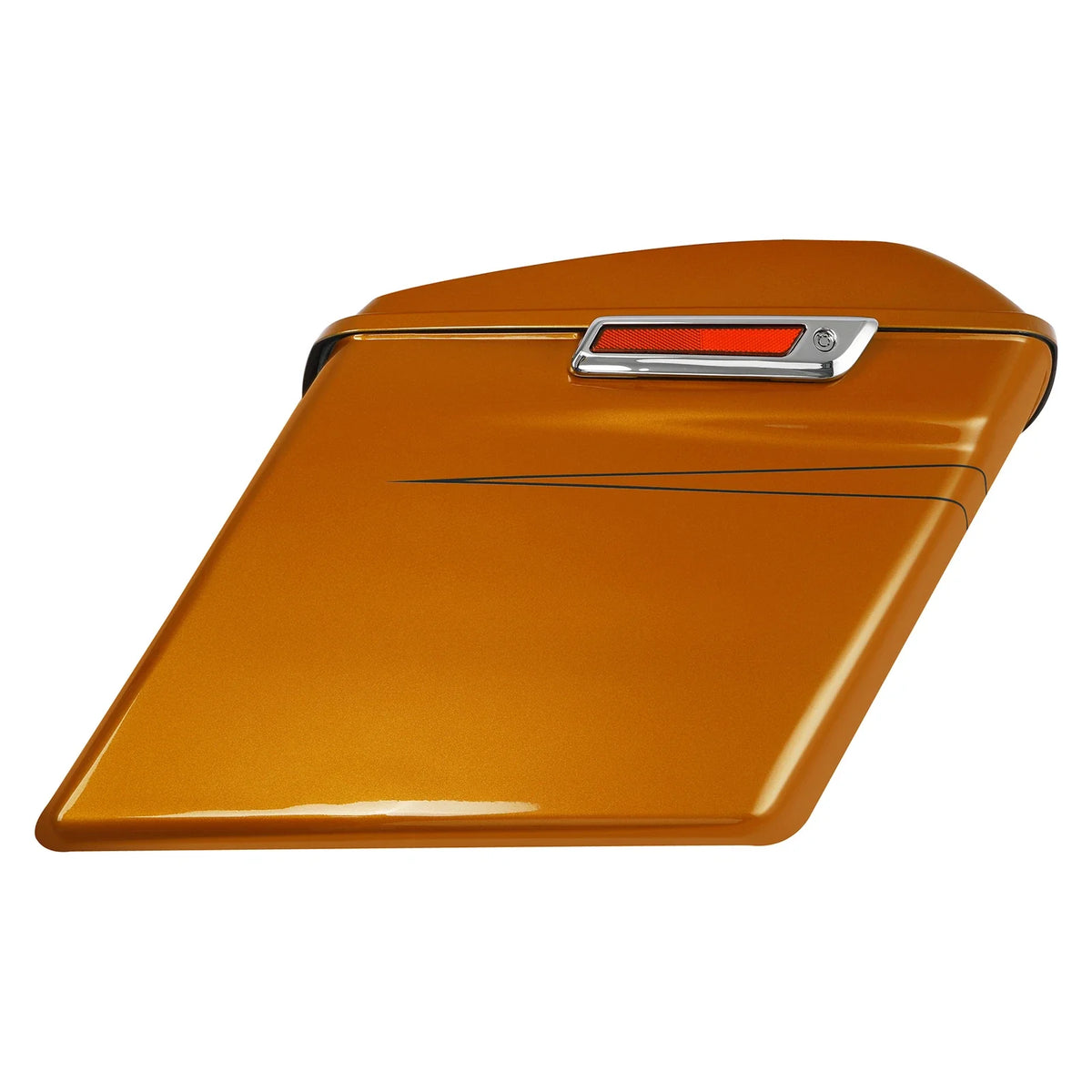 5" Stretched Saddlebags for Harley Touring Road Glide (2014–2023) Amber Whiskey