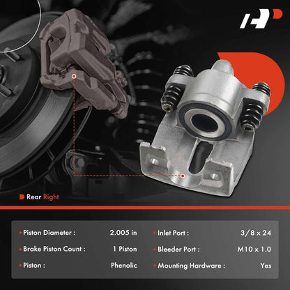 Rear Right Brake Caliper for Ford F-150 2004–2011 | 4L3Z2552AB, 6L3Z2552AC, 6L3Z2552AA, 18-P4858