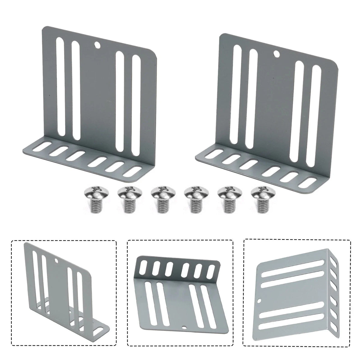 2 Din Car Radio Installation Kit with Bracket & Mounting Screws for