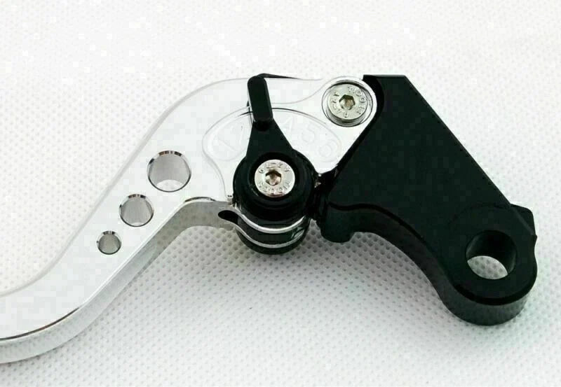 Long Brake Clutch Levers for Yamaha YZF R6 (2005–2014), YZF R1 (2004–2008) Silver T9