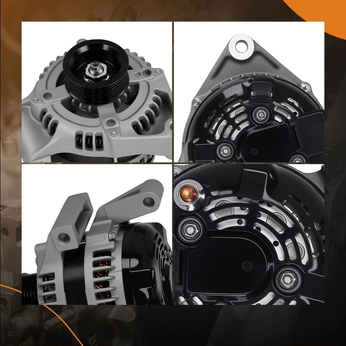 140A Alternator for Buick Lucerne 3.8L V6 (2006–2008) 25764632 6-Groove Pulley