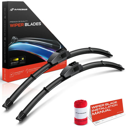2X Front Windshield Wiper Blades for Nissan Armada (2017–2024) 24" & 19"