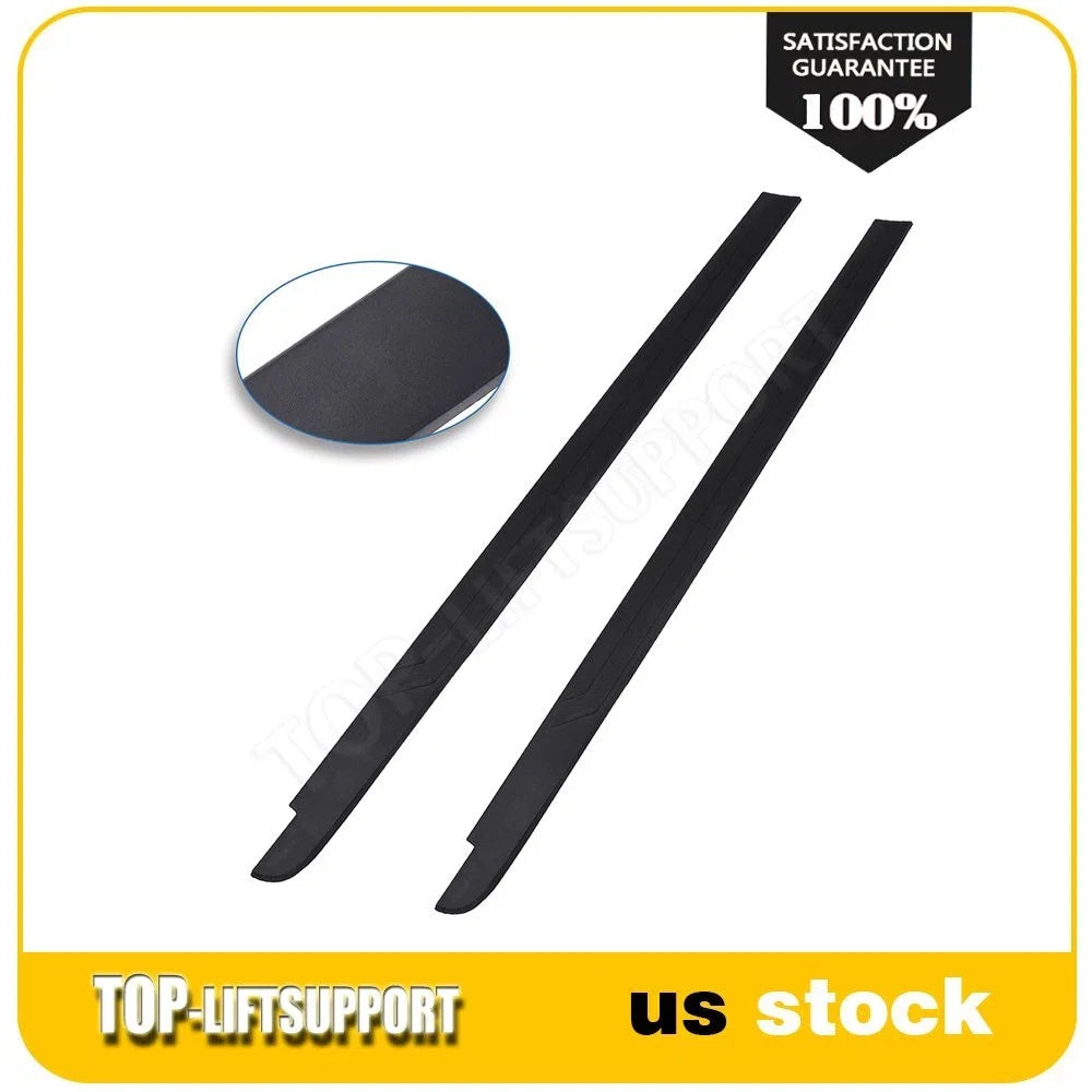 Set of 2 Bed Rail Caps for Toyota Tundra (2017–2020) Black Textured