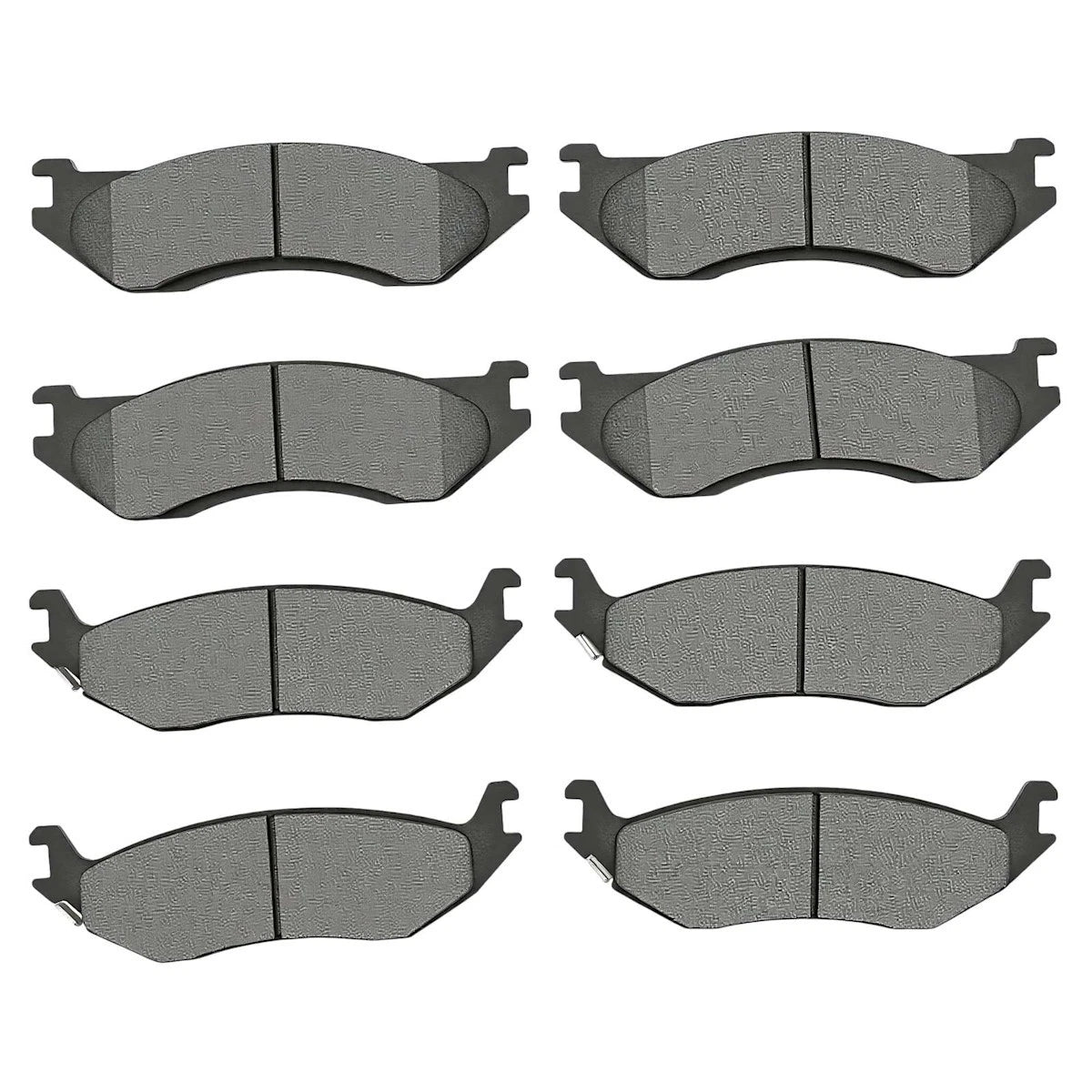 Set of 4 Brake Pads for Ram Truck Dodge Durango 1500 (2002–2005) - P966, P898, BP898C