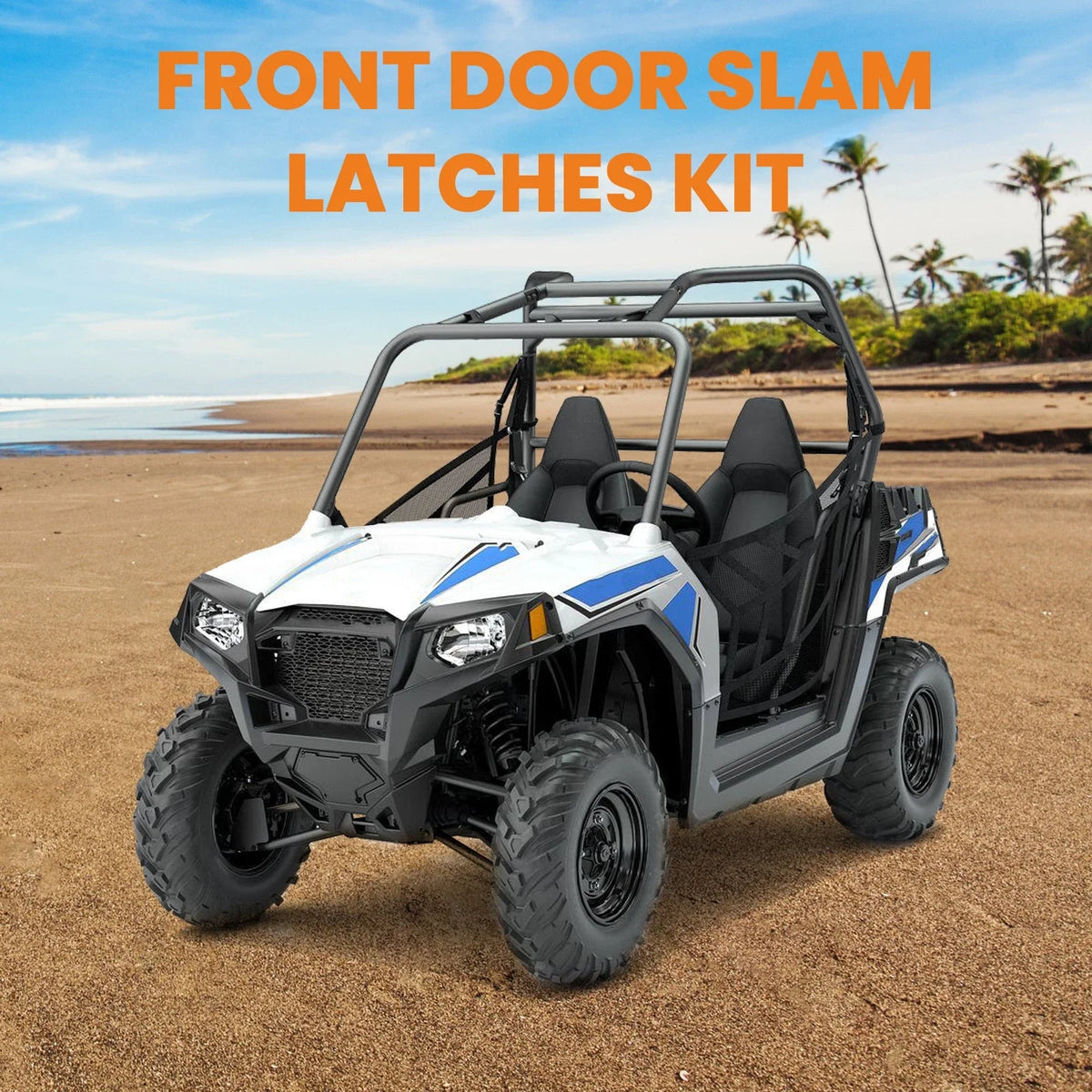 Front Door Slam Latches Kit for Polaris RZR RZR-S XP900 RZR4 XP4 (2008–2014)