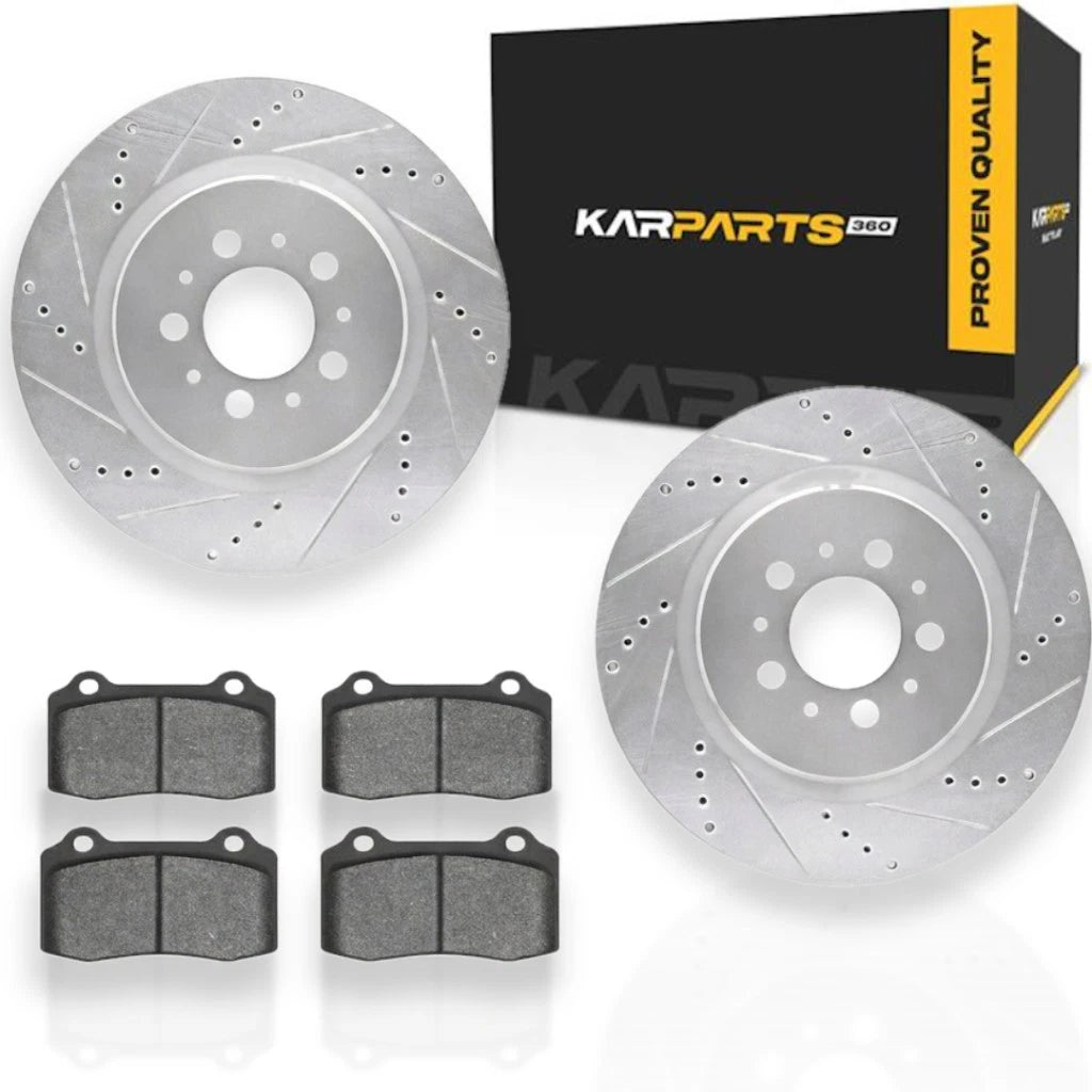 Rotor Set with Brake Pads for Volvo S60/V70 (2004–2007) ALX-PAU-DF-7612-27034-CLA1