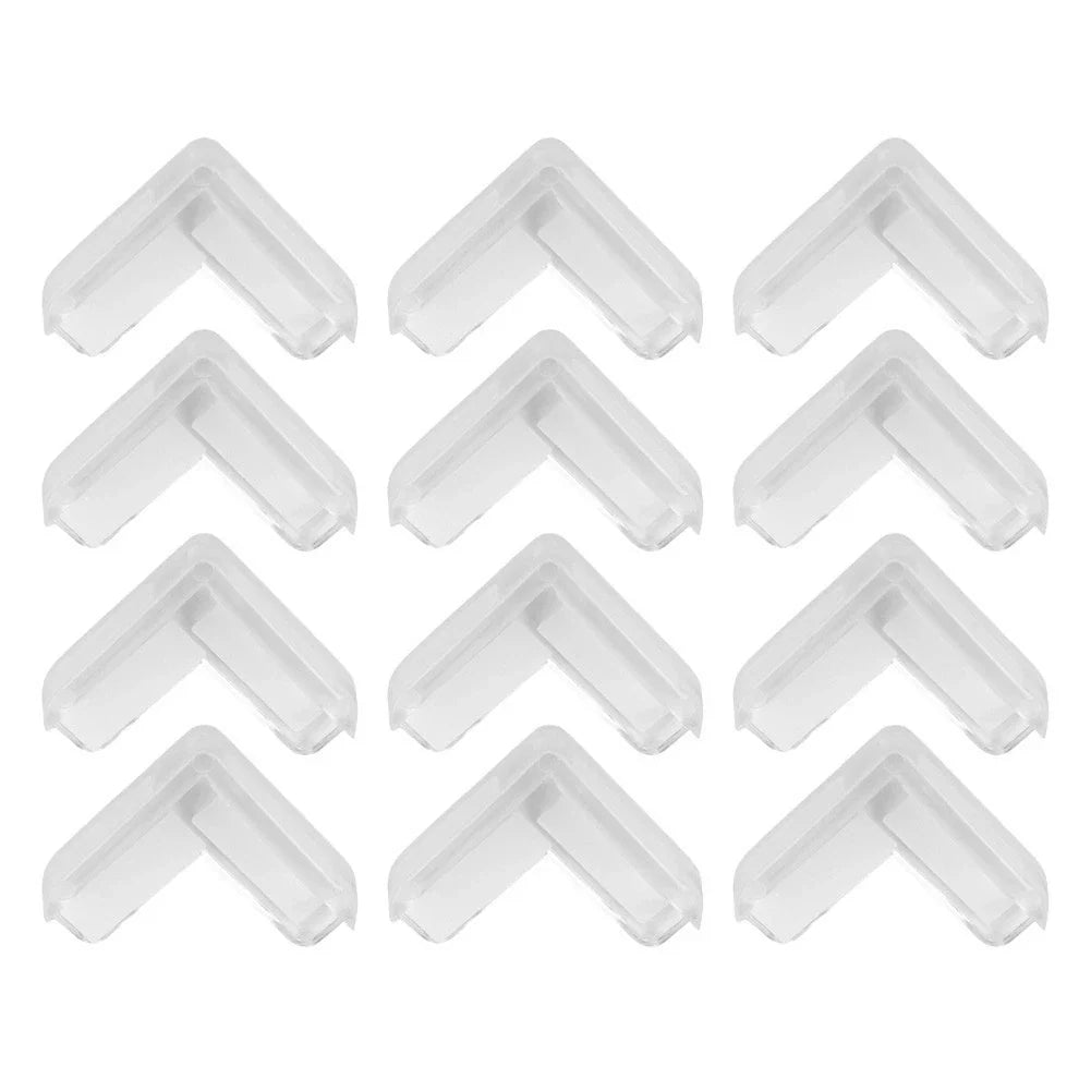 12pc Clear Rubber Corner Edge Table Cushion Guard for Baby Safety