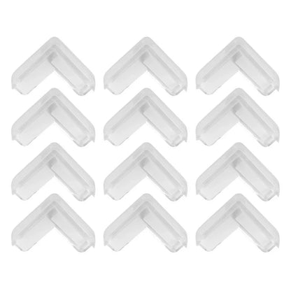 12pc Clear Rubber Corner Edge Table Cushion Guard for Baby Safety