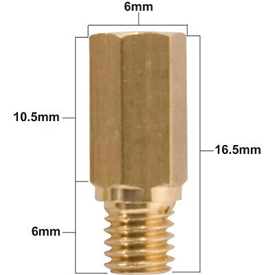 Pro X 99101-357 Keihin Hex Main Jet 182 for Motorcycle