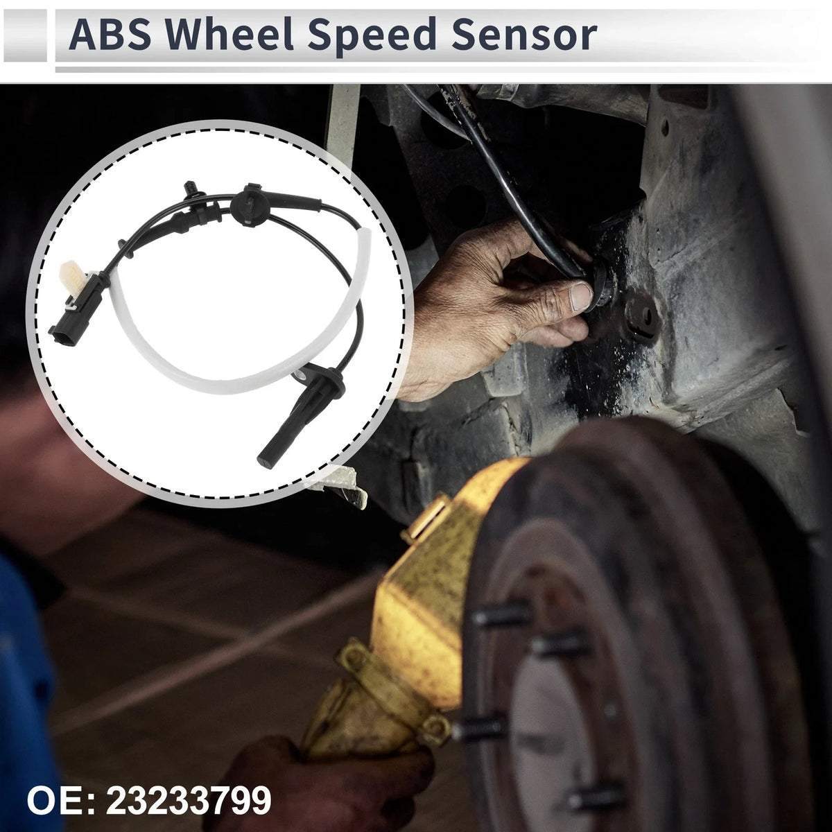 ABS Wheel Speed Sensor No. 23233799 for Chevrolet Colorado (2015–2022) Rear Right