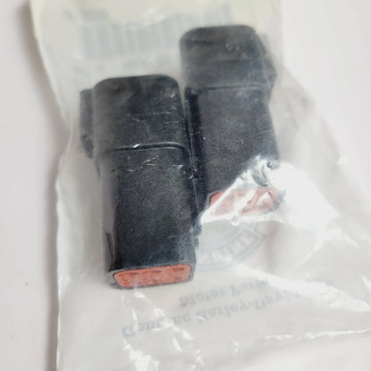 2X Sealed Pin Housing 6-Pin Black for Harley-Davidson (72106-94BK)