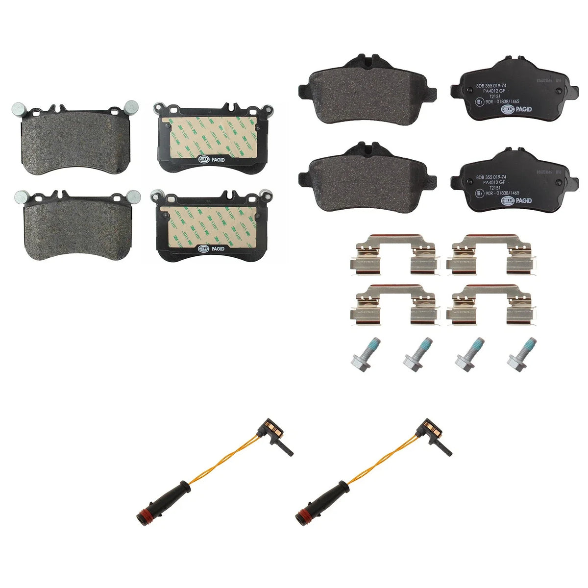 Disc Brake Pad Kit for Mercedes R172 SLK55 AMG (2012–2016)
