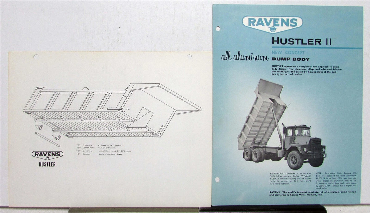 Aluminum Dump Body for 1960s Ravens Hustler II