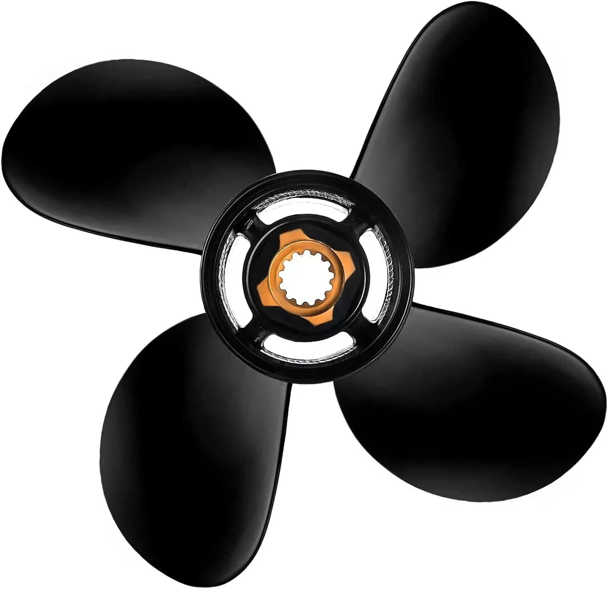 10.1 x 14 Outboard Boat Propeller for Mercury Engines (25-60HP) 4 Blades 13 Tooth