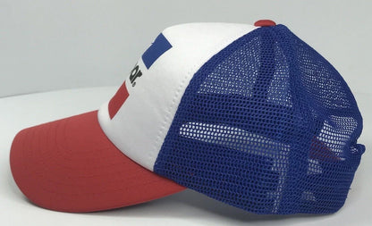 Padded Mesh Cap with Mopar Emblem for Red White Blue Dodge Charger (2015–2023)