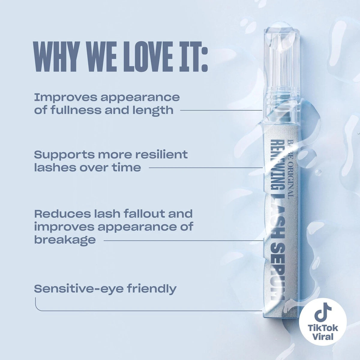 Renewing Lash Serum for BABE ORIGINAL (2 Month Supply, 3mL)