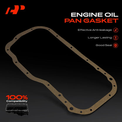 Engine Oil Pan Gasket for Mitsubishi Mirage (1997–2002) MD318675, OS30719