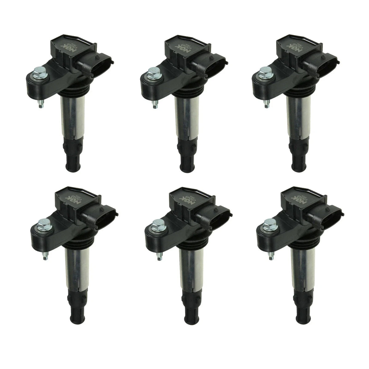 Set of 6 NGK Ignition Coils for Buick Cadillac GMC Chevy Saab Saturn V6