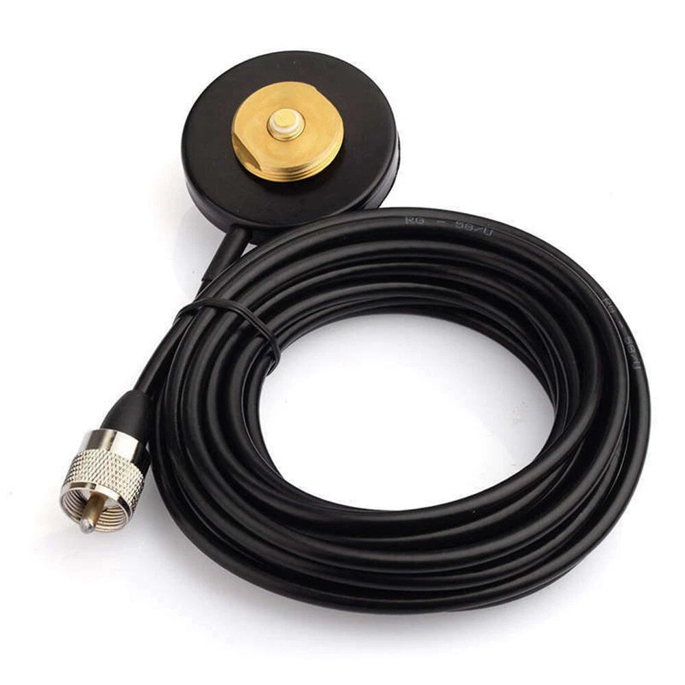 Dual-Band Antenna + Magnetic Mount NMO UHF Set for Car Mobile Radio